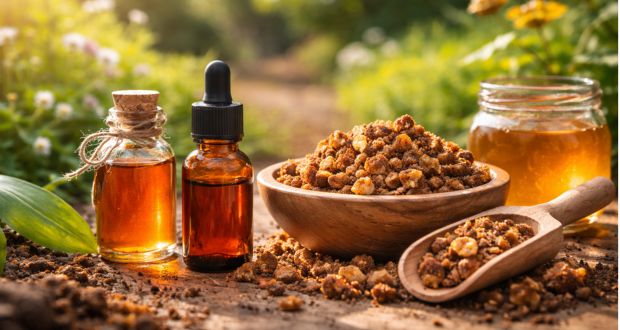 🐝 Própolis: O Ouro Natural das Abelhas que Protege, Cura e Sustenta a Vida no Sítio 1 Própolis
