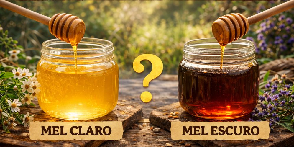 🍯 Mel Claro ou Mel Escuro: 7 Diferenças Importantes 2 mel claro ou mel escuro